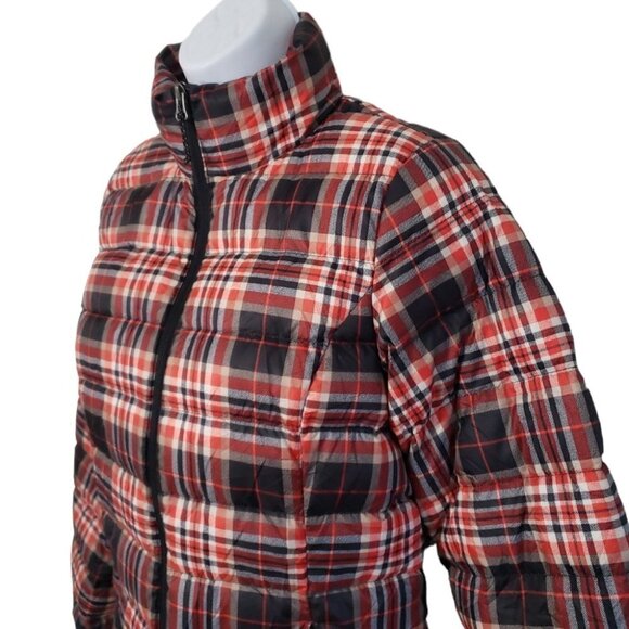 Eddie Bauer Puffer Plaid Preppy Outdoor Winter CirrusLite Down Jacket - Women's - Picture 3 of 9